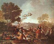 Francisco de Goya Picnic on the Banks of the Manzanares oil painting picture wholesale